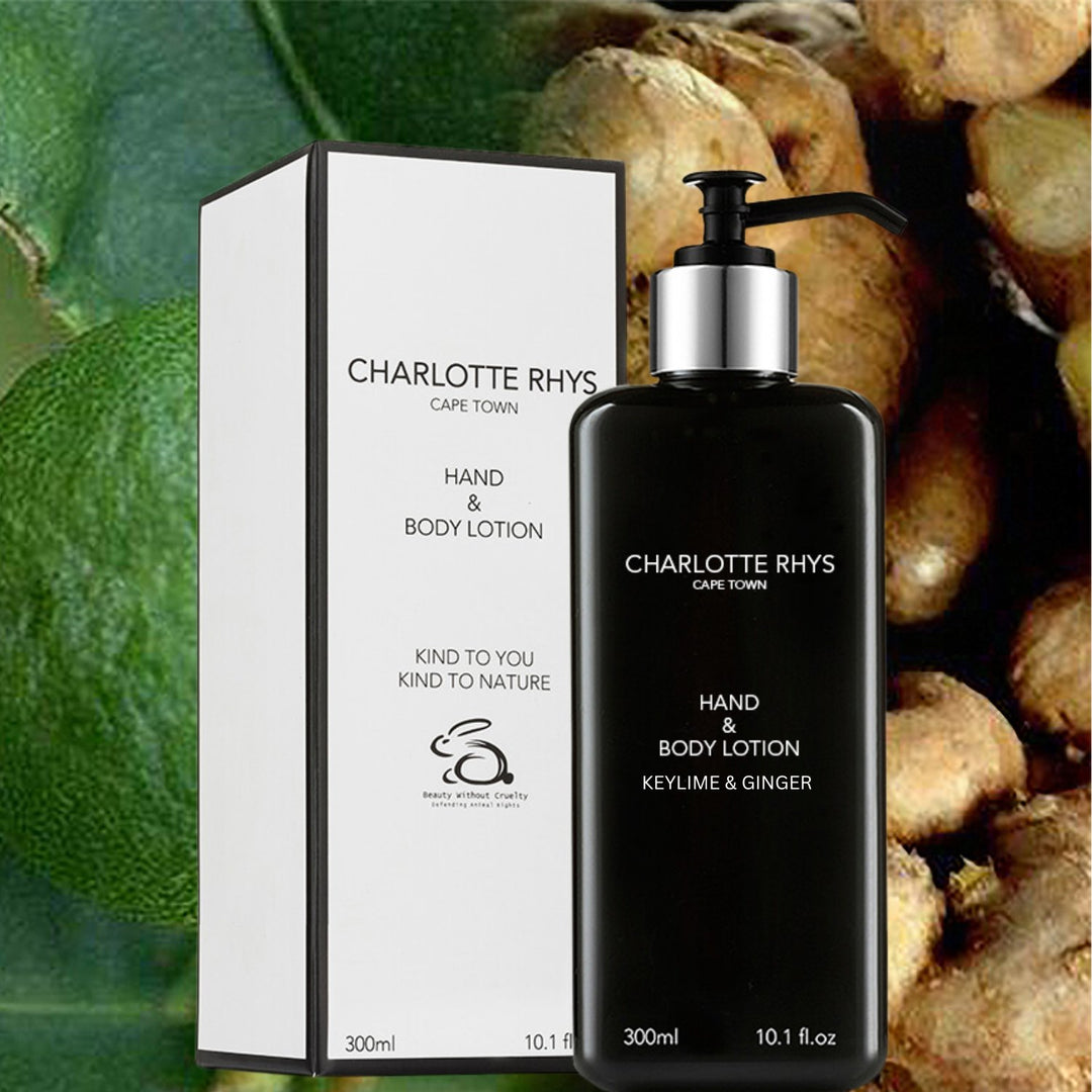 CHARLOTTE RHYS - CAPE TOWN - Hand & Body Lotion KEYLIME & GINGER - NoAna FASHION BEAUTY STYLING