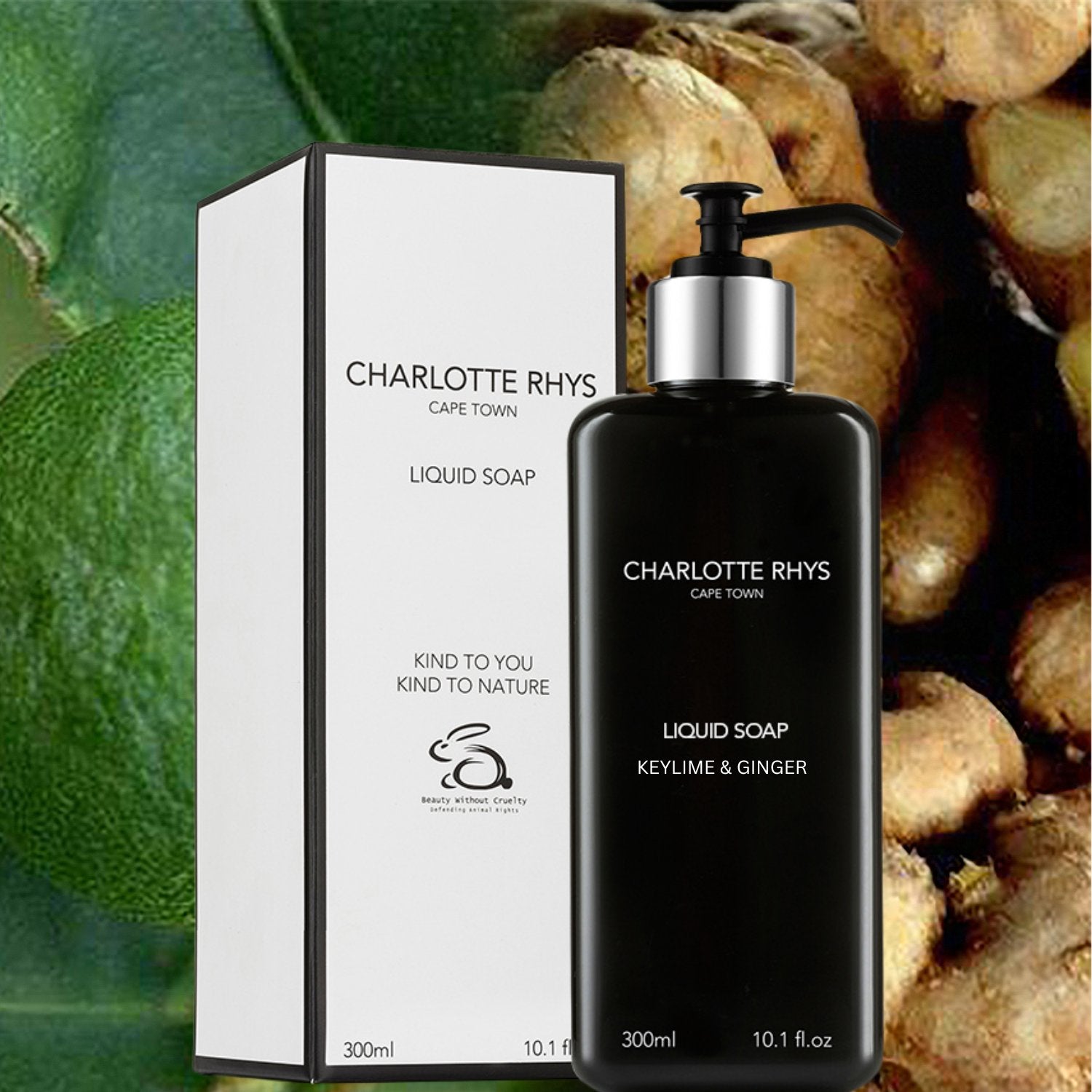 CHARLOTTE RHYS - CAPE TOWN - Liquid Soap KEYLIME & GINGER - NoAna FASHION BEAUTY STYLING