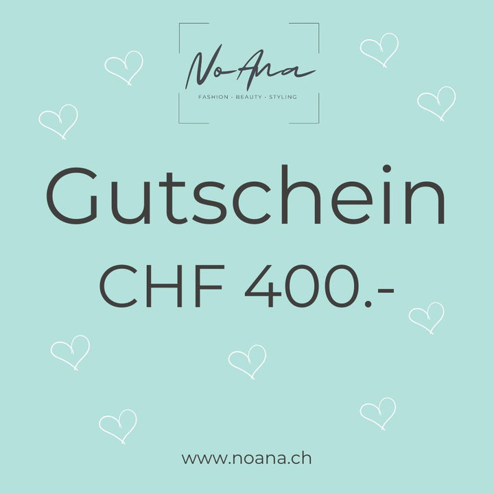 Geschenkgutschein - NoAna FASHION BEAUTY STYLING
