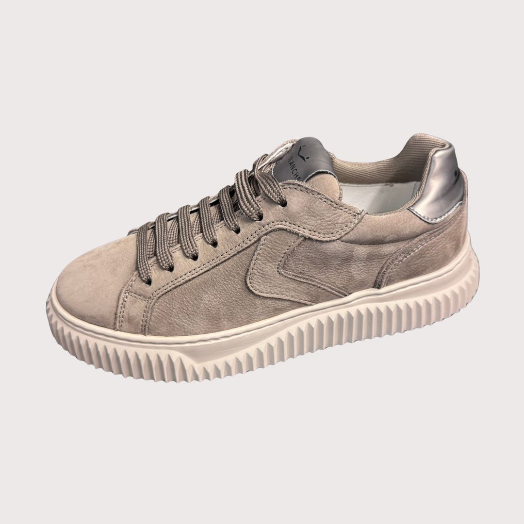 Voile Blanche Sneaker mit Lammfellfutter LIPARI - Nubuk Taupe
