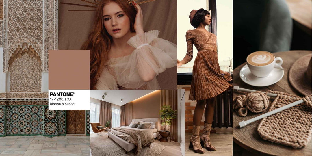 Color of the Year 2025: Pantone Mocha Mousse 17-1230 TCX