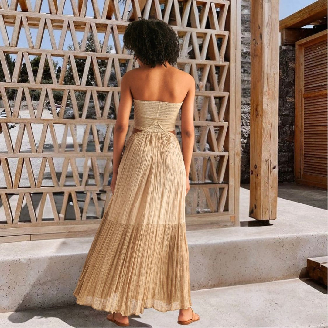 D'ARTEMIDE Ava Dress - sand - NoAna FASHION BEAUTY STYLING