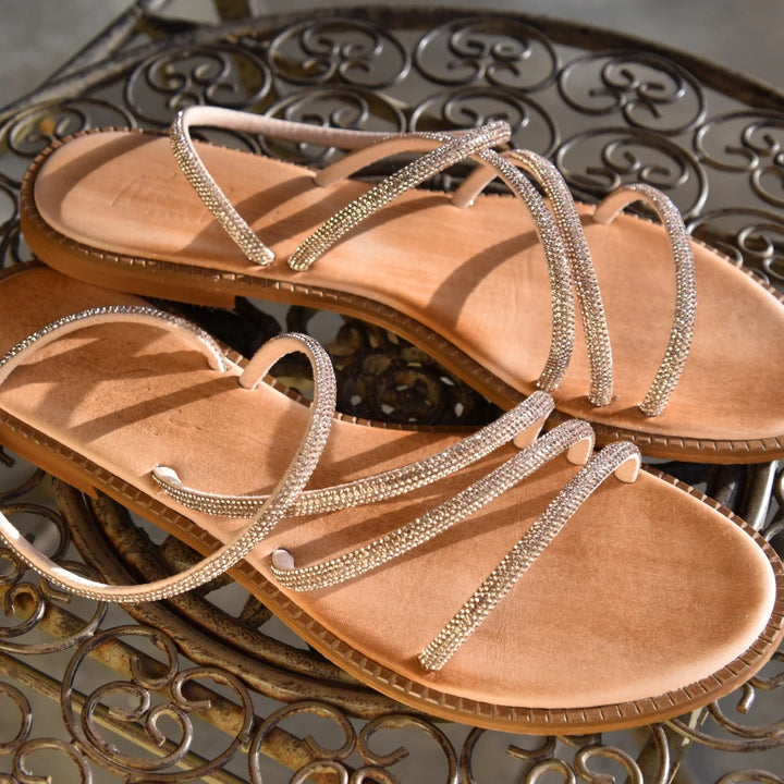 NoAna GREEK SANDALS "Aktina" rose gold - NoAna FASHION BEAUTY STYLING