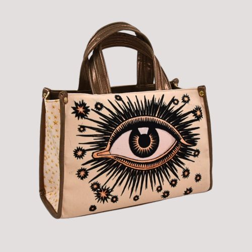 La Funky Mexicana - La Grande Velvet Bag - offwhite - NoAna FASHION BEAUTY STYLING
