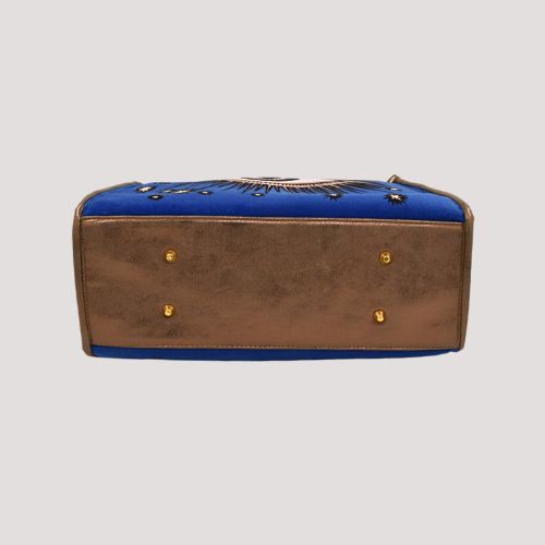 La Funky Mexicana - La Grande Velvet Bag - royal blue - NoAna FASHION BEAUTY STYLING