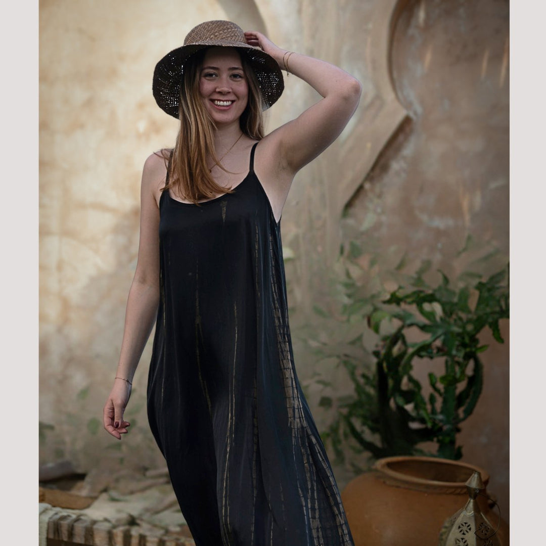 SALTY SKIN LONGDRESS WOMEN black-batik - NoAna FASHION BEAUTY STYLING