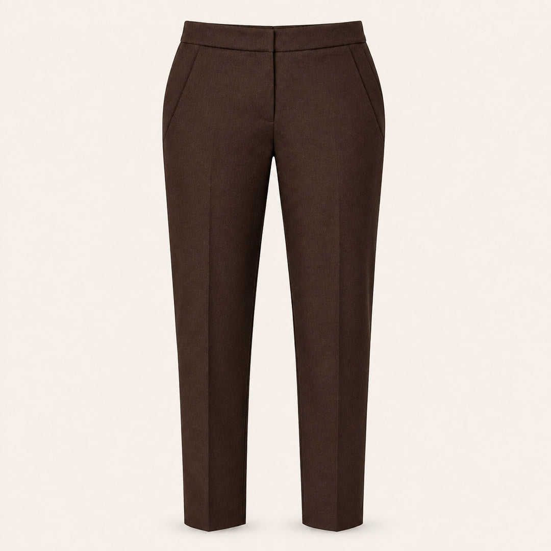 ADELE Pants Carmine - brown