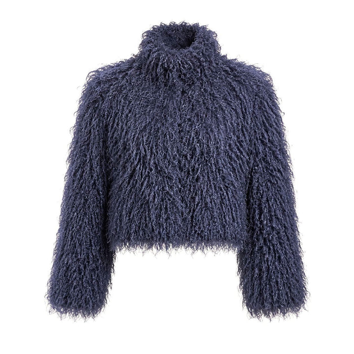 APPARIS - GINETTE Mongolian Jacket steel blue