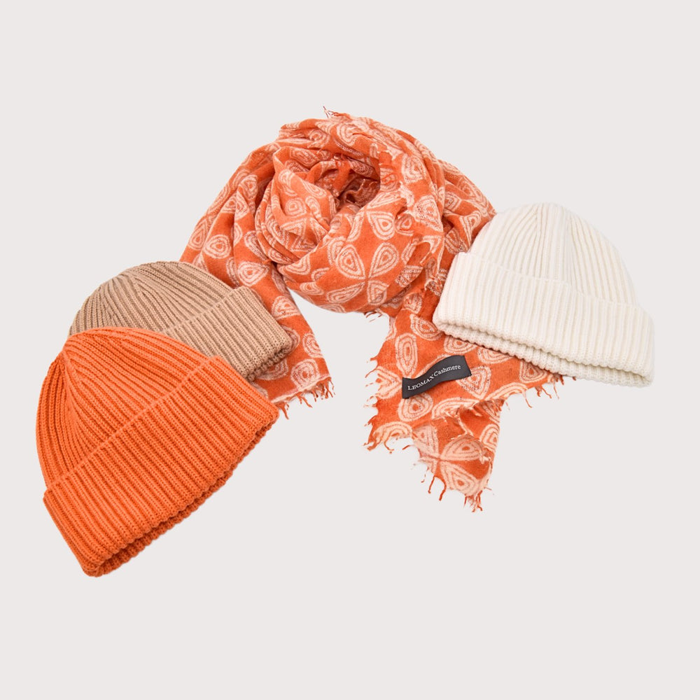 CASHIMAR 100% Cashmere Mütze - Farbe 20355 Dune (Camel) - NoAna FASHION BEAUTY STYLING