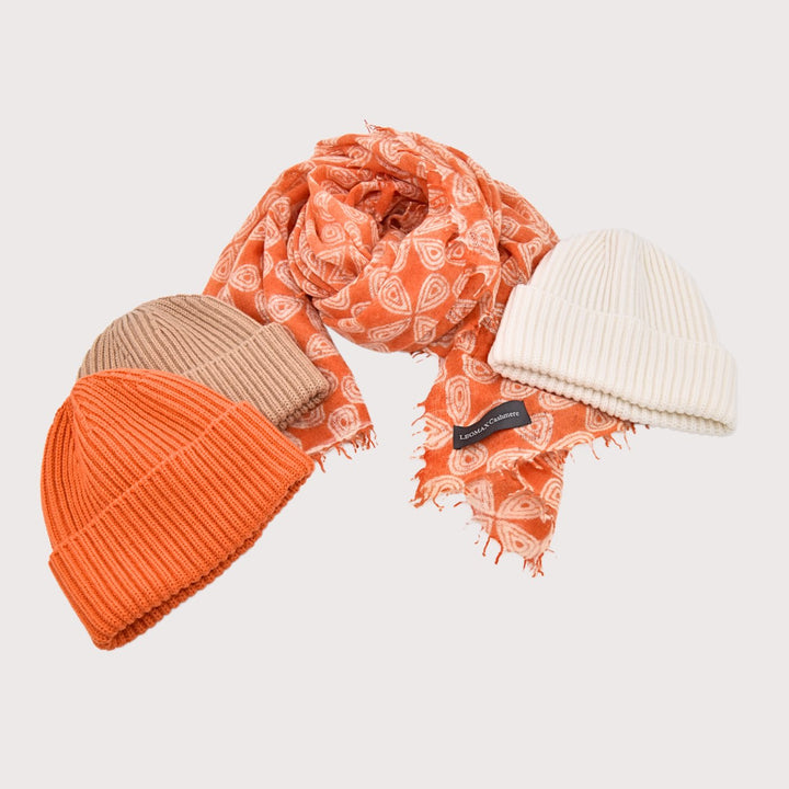 CASHIMAR 100% Cashmere Mütze - Farbe 20355 Dune (Camel) - NoAna FASHION BEAUTY STYLING