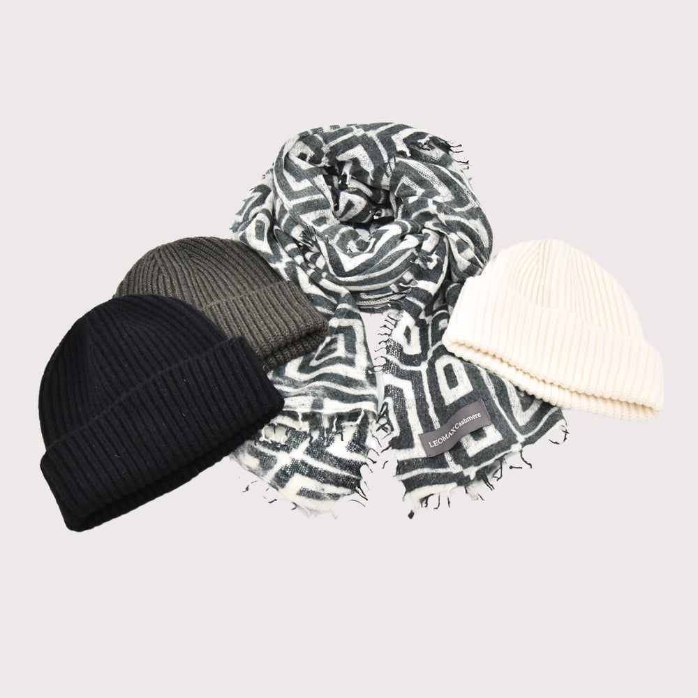CASHIMAR 100% Cashmere Mütze - Farbe 21547 Fourreau (Dark Green) - NoAna FASHION BEAUTY STYLING