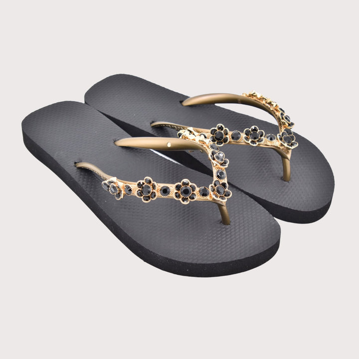 Chanclas by Simone Herrera "Marisa" schwarz - Full Flower
