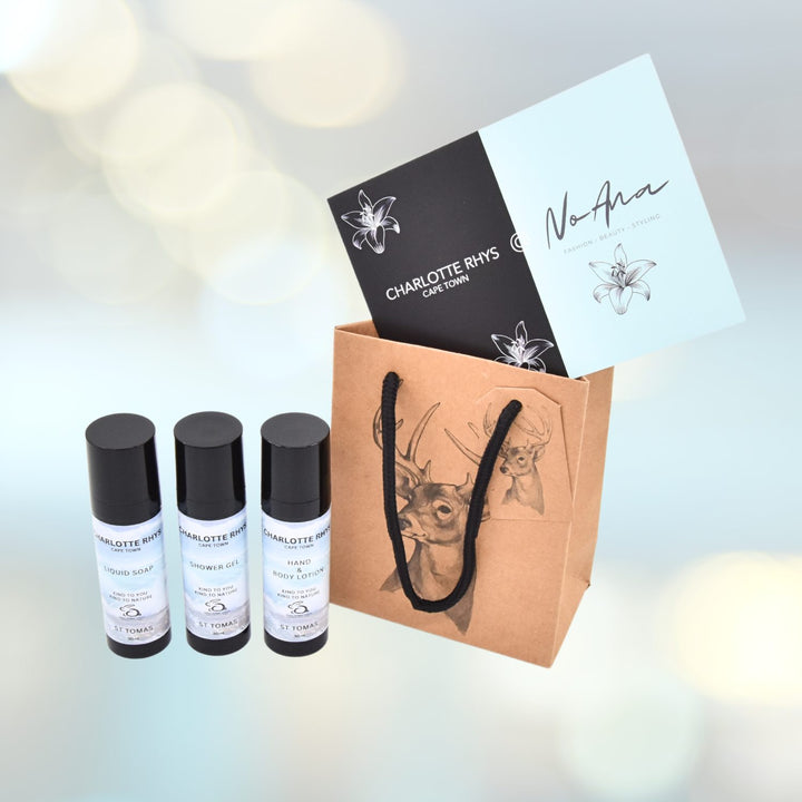CHARLOTTE RHYS - CAPE TOWN - 3er Sets Mini 30ml - Täschchen Hirsch - NoAna FASHION BEAUTY STYLING