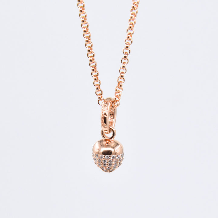 Chilango Anhänger "Eichel Topaz" - White Topaz - 925 Silber Pink Gold Plated - NoAna FASHION BEAUTY STYLING