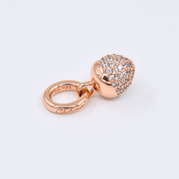 Chilango Anhänger "Eichel Topaz" - White Topaz - 925 Silber Pink Gold Plated - NoAna FASHION BEAUTY STYLING