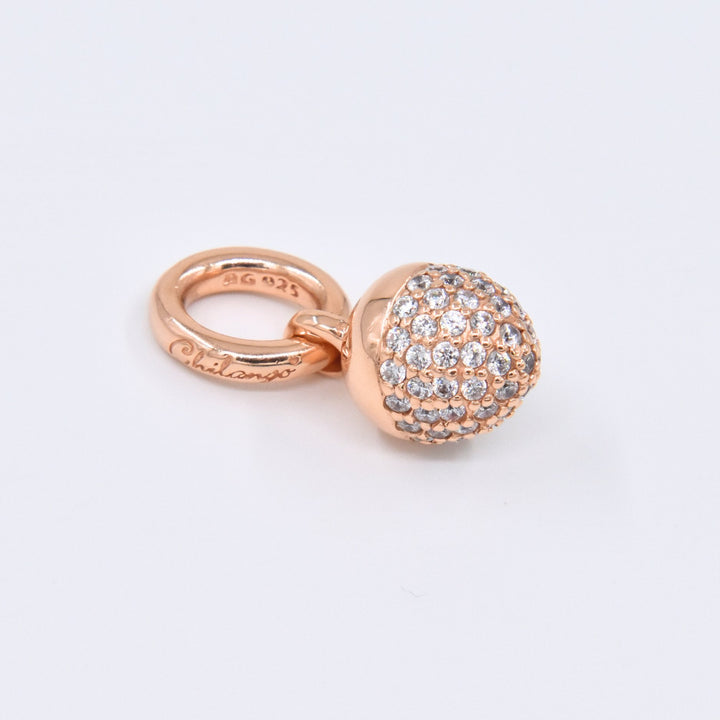 Chilango Anhänger "Eichel Topaz" - White Topaz - 925 Silber Pink Gold Plated - NoAna FASHION BEAUTY STYLING
