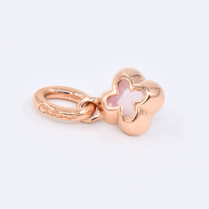 Chilango Anhänger "Lilly Flower - Out of Nature" klein - Rosenquarz - 925 Silber Pink Gold Plated - NoAna FASHION BEAUTY STYLING
