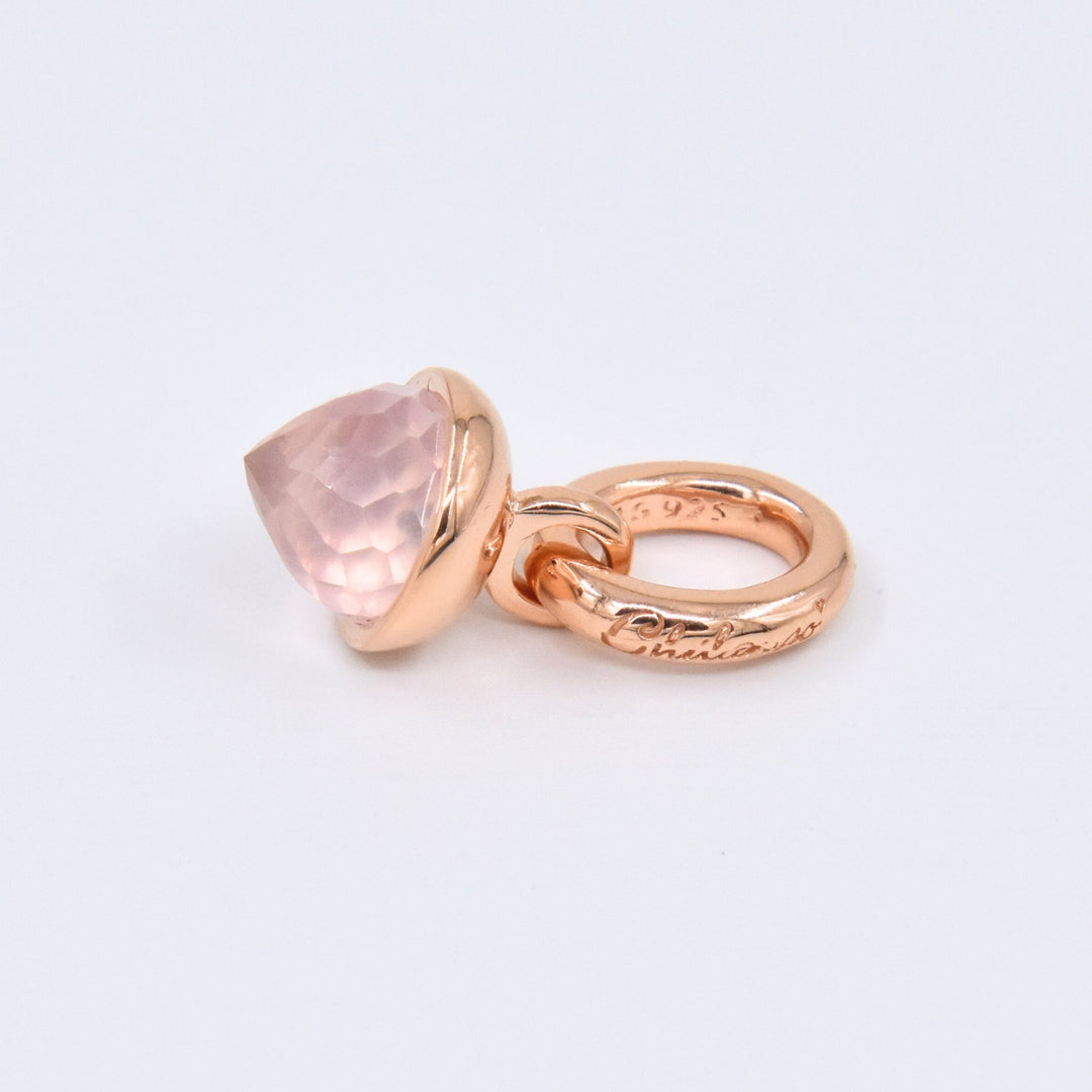 Chilango Anhänger "Oak Grand Palais" - Rosenquarz - 925 Silber Pink Gold Plated - NoAna FASHION BEAUTY STYLING