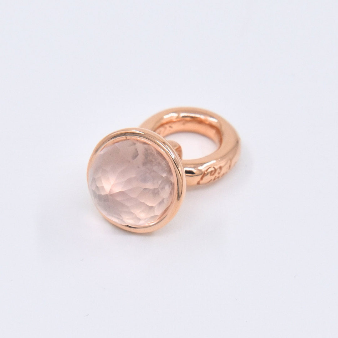 Chilango Anhänger "Oak Grand Palais" - Rosenquarz - 925 Silber Pink Gold Plated - NoAna FASHION BEAUTY STYLING
