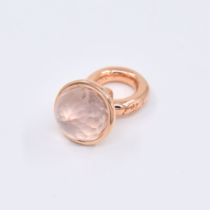 Chilango Anhänger "Oak Grand Palais" - Rosenquarz - 925 Silber Pink Gold Plated - NoAna FASHION BEAUTY STYLING