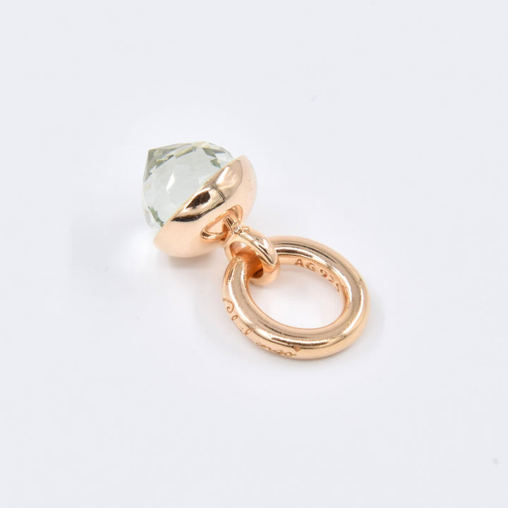Chilango Anhänger "Oak Grand Palais" - Grüner Amethyst - 925 Silber Yellow Gold Plated - NoAna FASHION BEAUTY STYLING