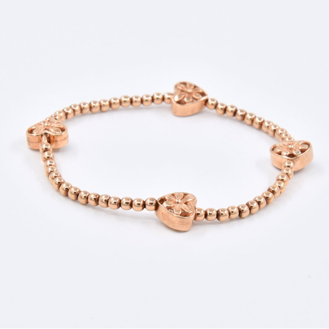 Chilango Armband "Herzen" - 925 Silber Pink Gold Plated - NoAna FASHION BEAUTY STYLING