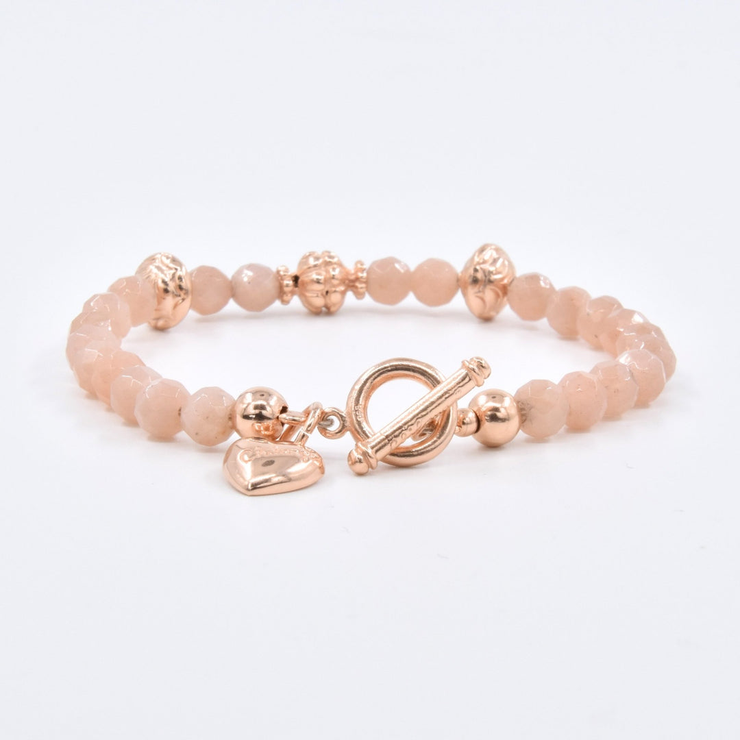 Chilango Armband Mondstein - 925 Silber Pink Gold Plated - NoAna FASHION BEAUTY STYLING