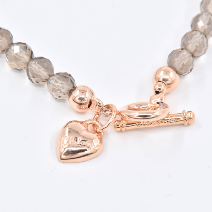 Chilango Armband Rauchquarz - 925 Silber Pink Gold Plated - NoAna FASHION BEAUTY STYLING