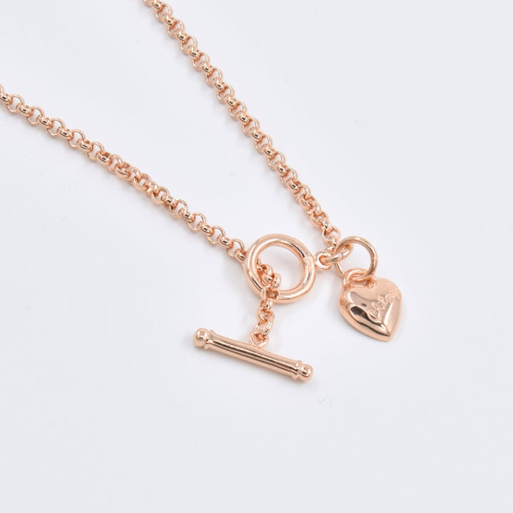 Chilango "Rollo" Kette kurz (ohne Anhänger) - 925 Silber Pink Gold Plated - NoAna FASHION BEAUTY STYLING