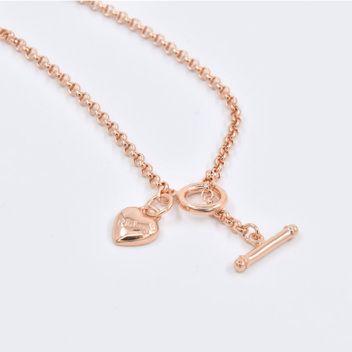 Chilango "Rollo" Kette 3mm, lang (ohne Anhänger) - 925 Silber Pink Gold Plated - NoAna FASHION BEAUTY STYLING