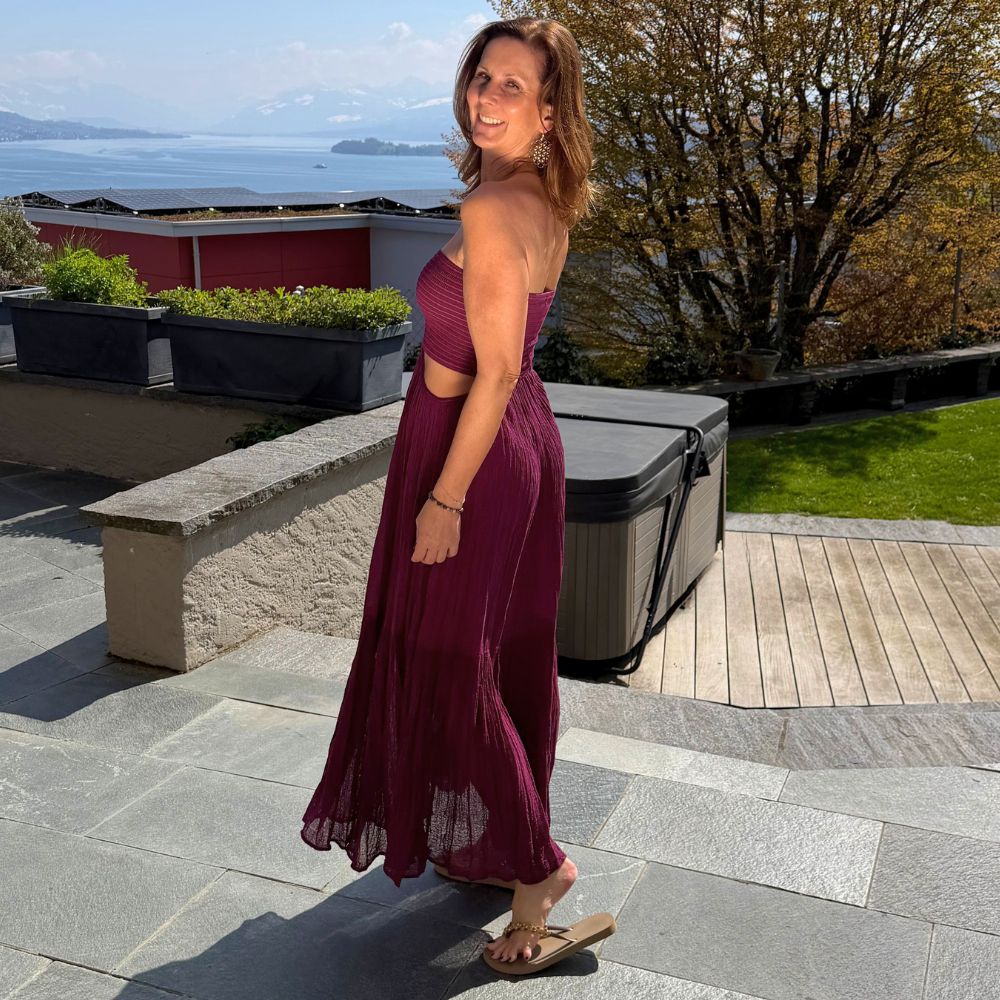 D'ARTEMIDE Ava Dress - wine berry