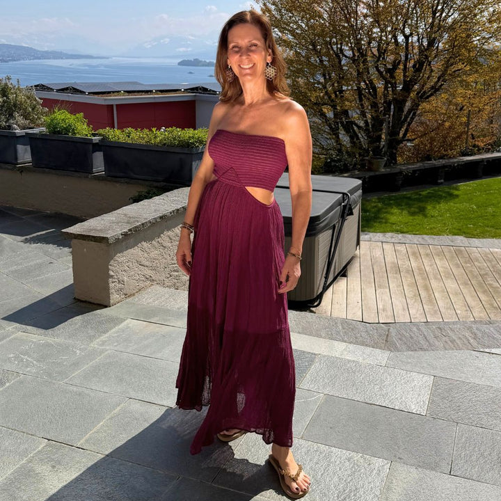 D'ARTEMIDE Ava Dress - wine berry