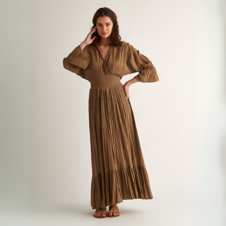 D'ARTEMIDE Eleni Dress - mocha (COMING SOON)