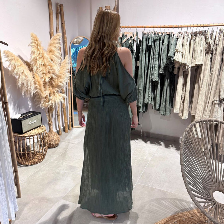 D'ARTEMIDE Sappho Dress - khaki