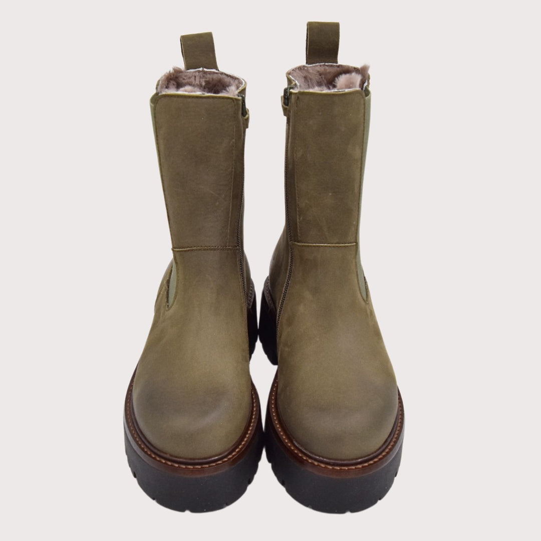 Dianetti Lammfell Chelsea Boots, Artikel-Nr. 1632 in Palma Muschio - NoAna FASHION BEAUTY STYLING