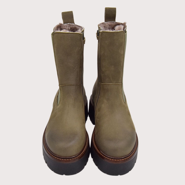 Dianetti Lammfell Chelsea Boots, Artikel-Nr. 1632 in Palma Muschio - NoAna FASHION BEAUTY STYLING