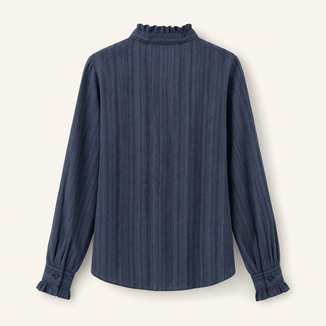 EMOTIONS Bluse Frill - navy