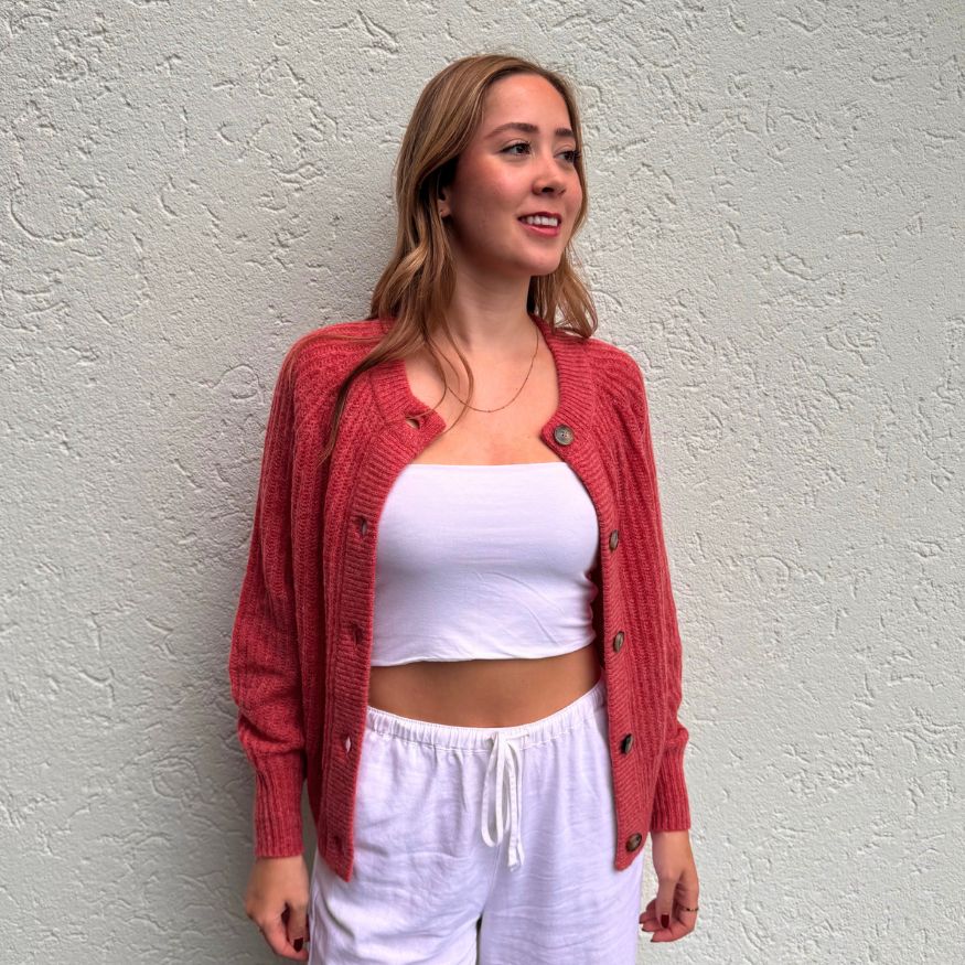 Emotions Cardigan chili-rot