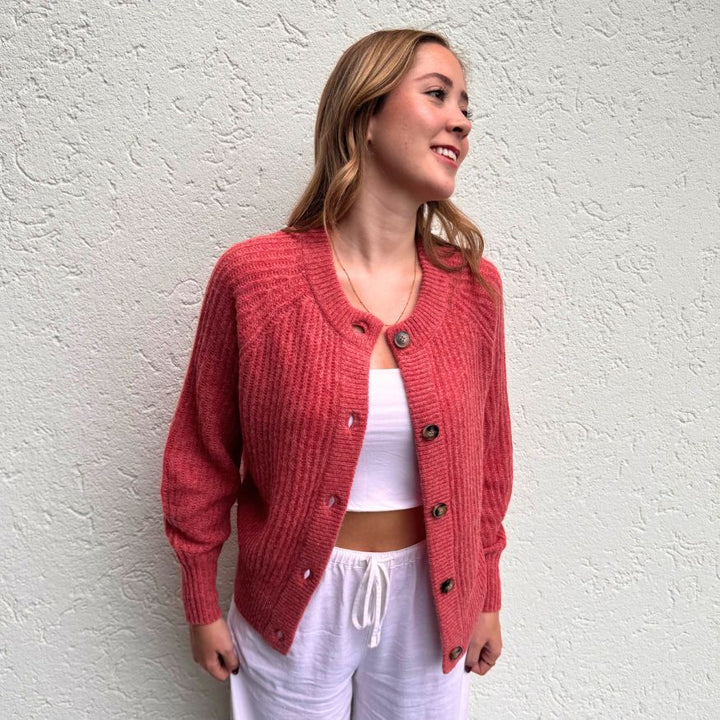 Emotions Cardigan chili-rot