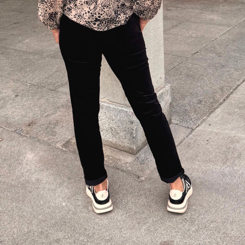 HOD Paris – Strauss Velours Pants black