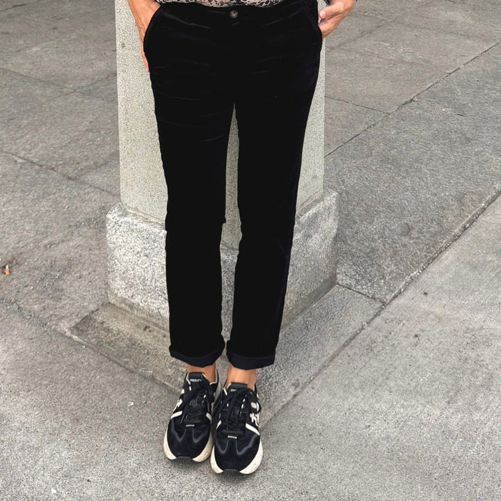 HOD Paris – Strauss Velours Pants black