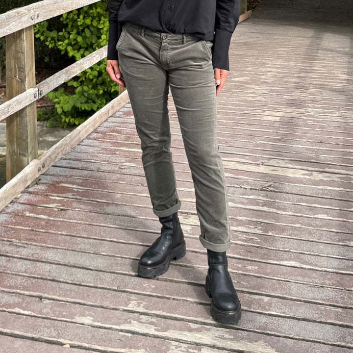 HOD Paris – Strauss Velours Pants carbon