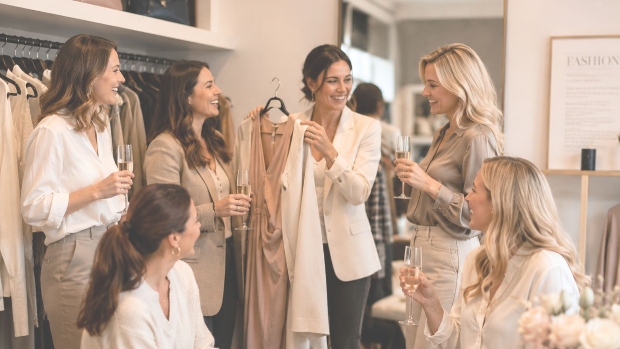 Private Fashion Event mit Janine Hug von NoAna bei stilvollem Fashion- und Styling-Event mit Mode-Inspiration, Outfit-Beratung und Kundinnen in privater Atmosphäre in Zürich
