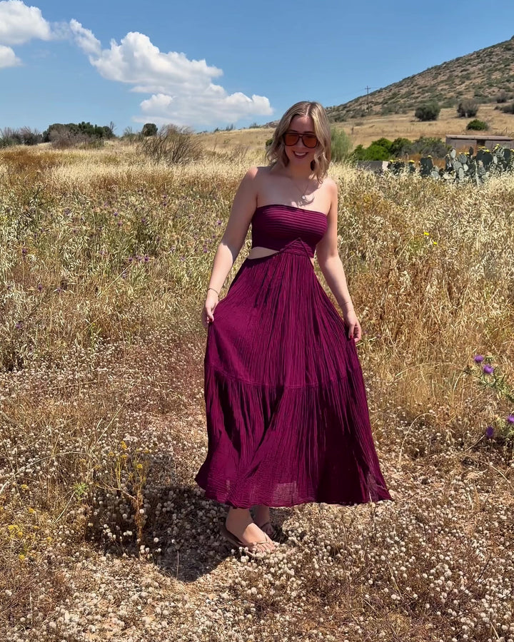D'ARTEMIDE Ava Dress - wine berry