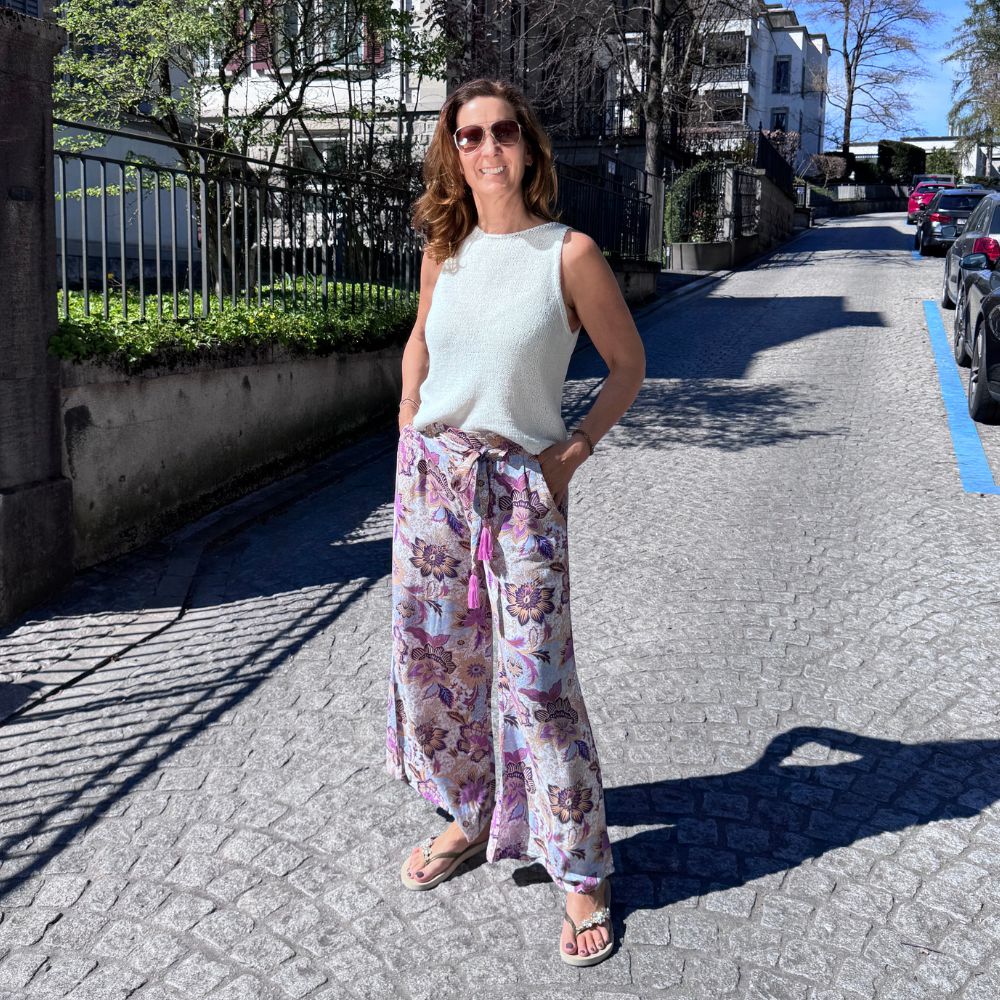 SALTY SKIN  PANTS lila/multi
