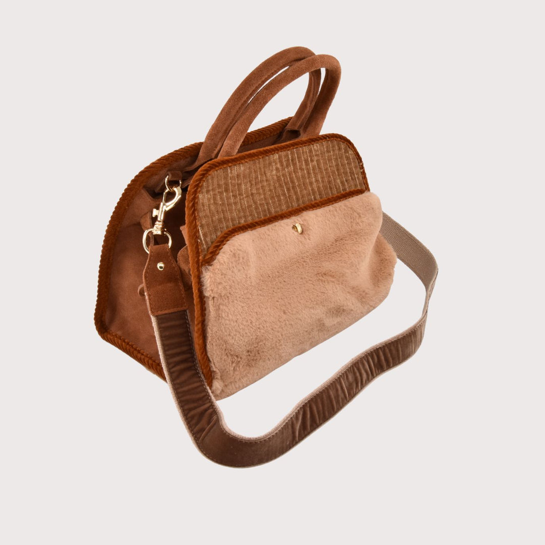 ViaMailBag Sharon Velvet Tasche mit abnehmbarem Schulterriemen aus Samt